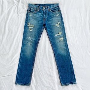 Levi’s 511 Distressed Boyfriend Skinny Jeans 11